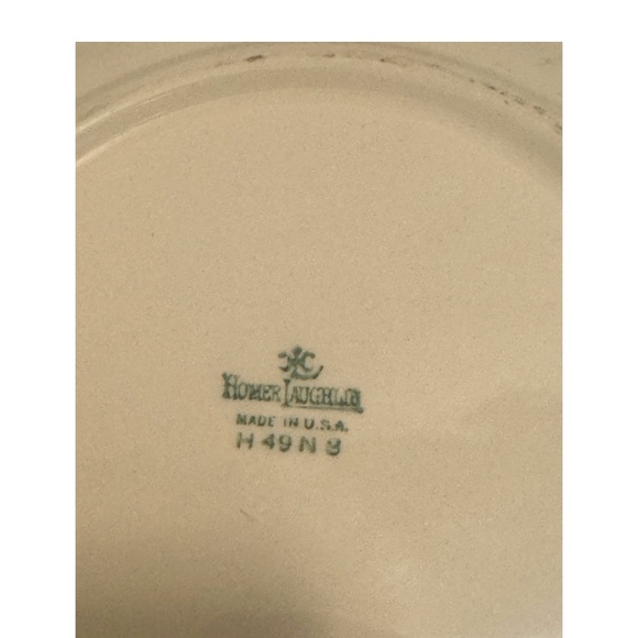 Homer Laughlin Floral Broken China Square Pendant with Rhinestones Necklace - Picture 13 of 16